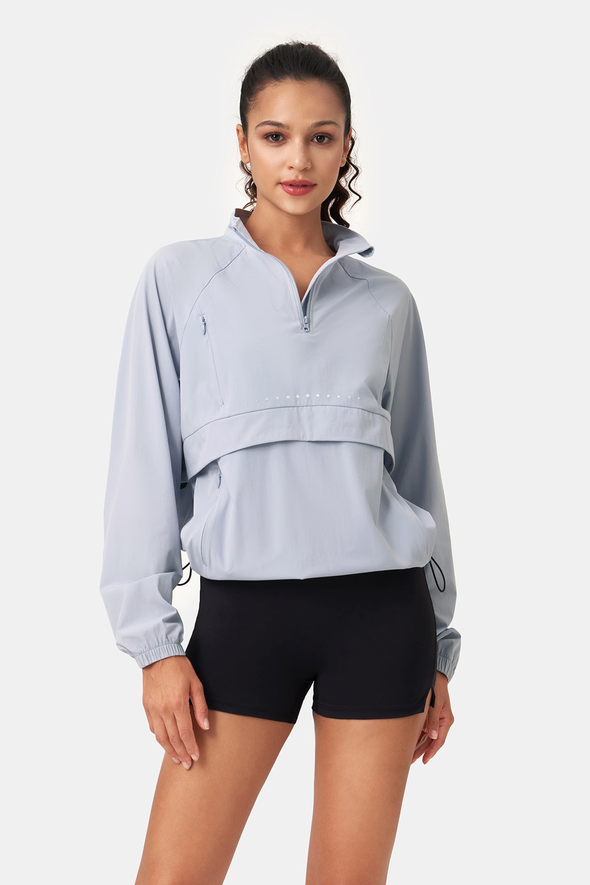 Half zip hotsell running jacket