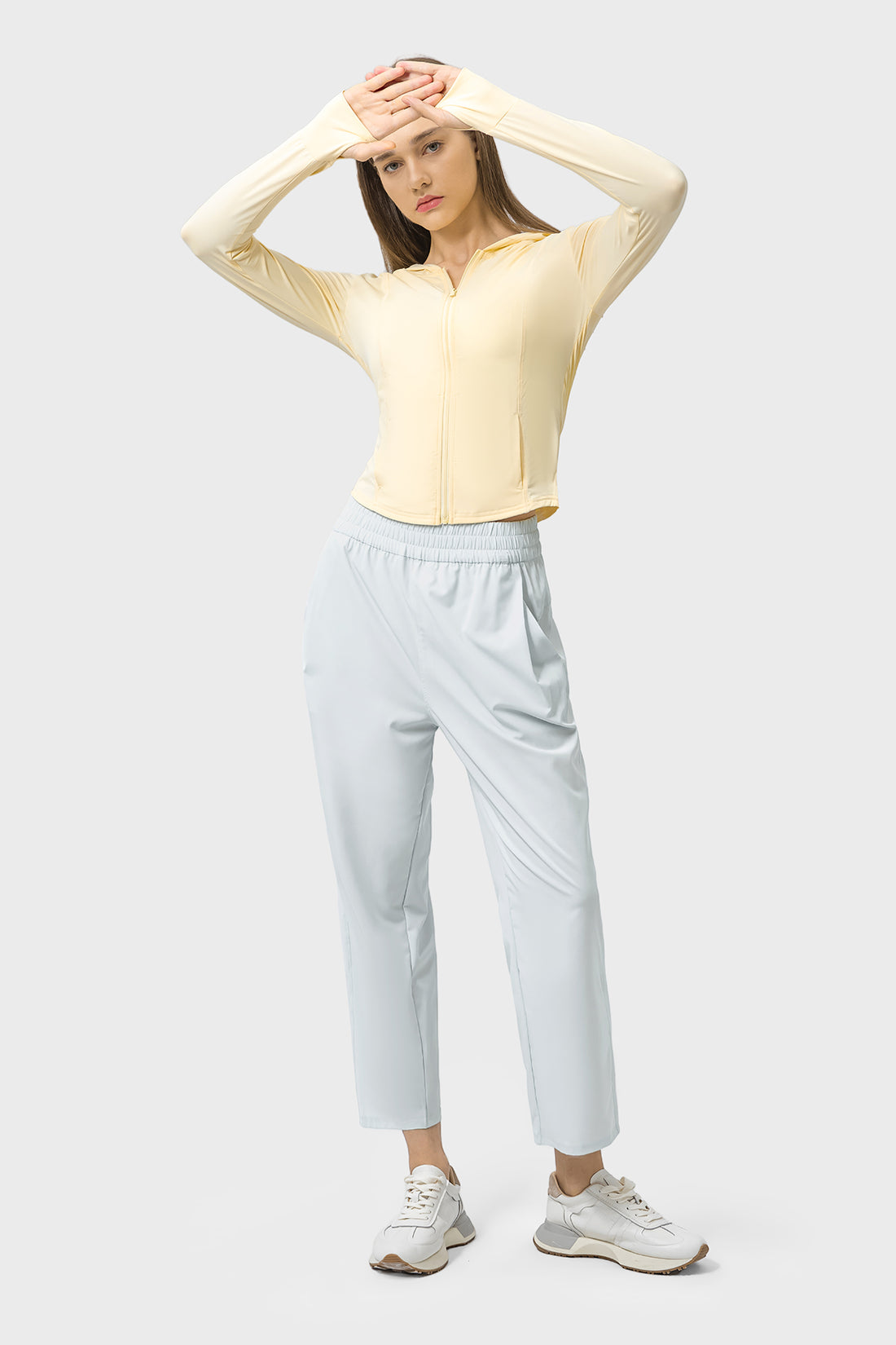 Loose Fit Quick-Dry Cropped Sports Pants