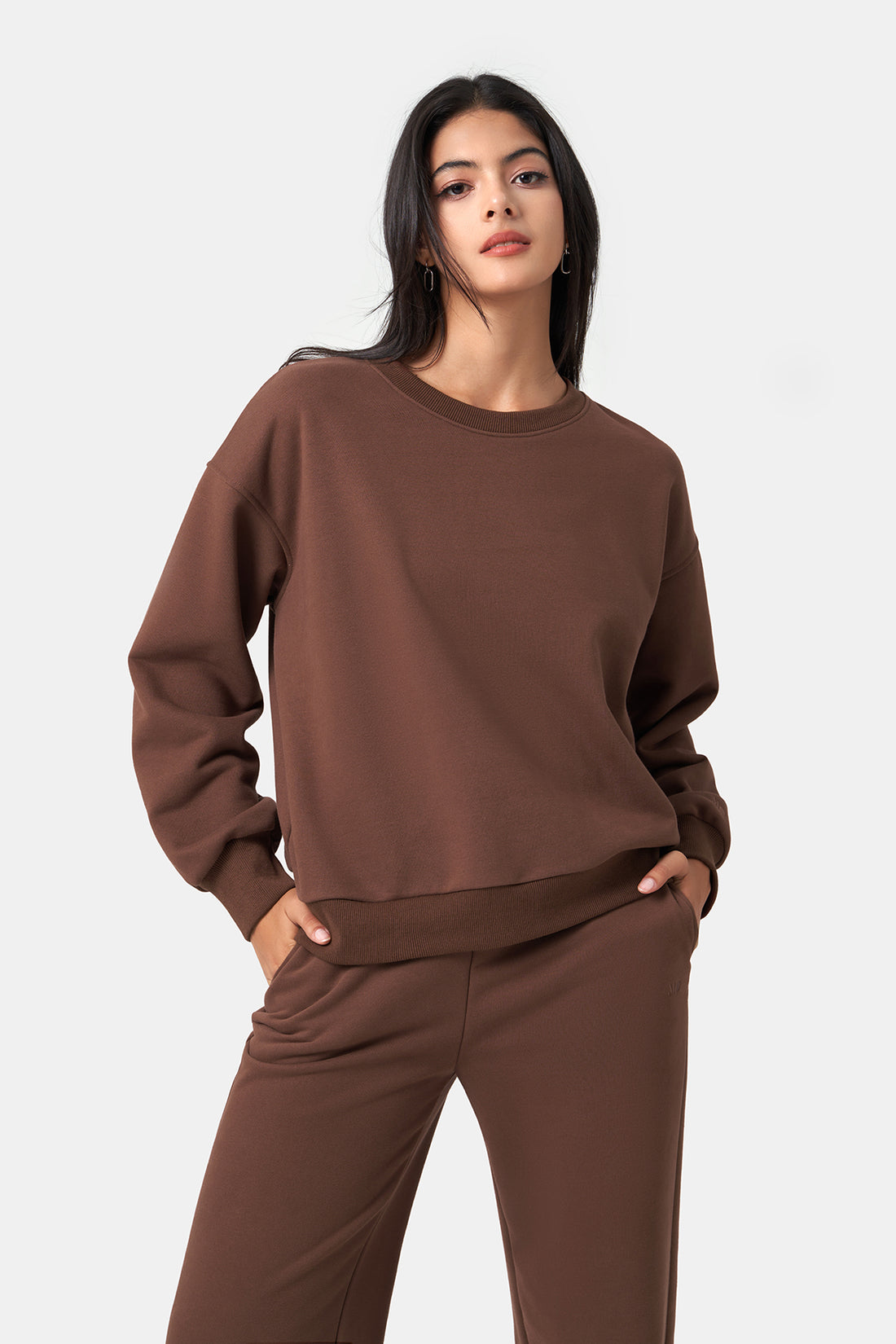 Oversized Long-Sleeve Sweatshirt