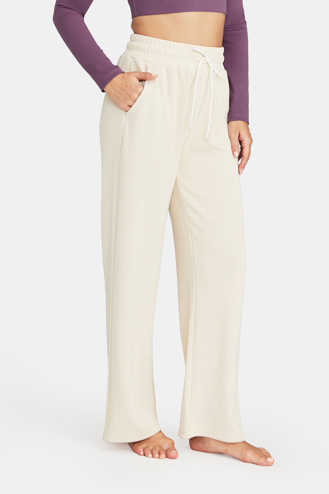 Casual Striped Lightweight Track Pant