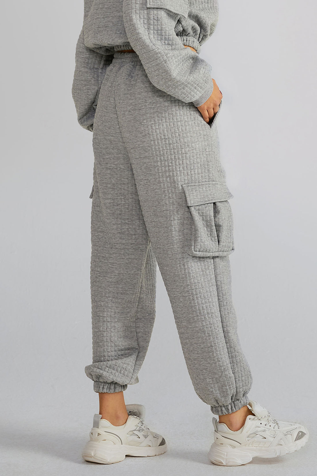 Waffle Capsule Side Pockets Jogger